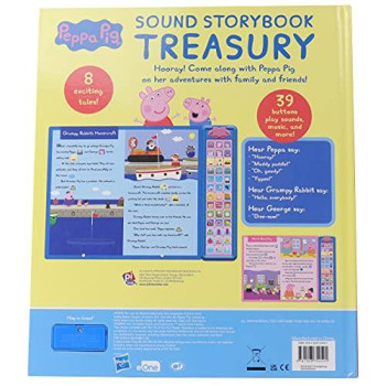 Peppa Pig - Sound Storybook Treasury 39-Button Sound Book - PI Kids (Play-A-Sound)