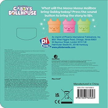 DreamWorks Gabby's Dollhouse - Meow Meow Mailbox Sound Book - PI Kids