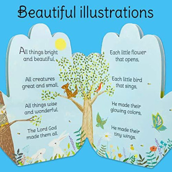 Jesus Loves Me Praying Hands Board Book - Gift for Easter, Christmas, Communions, Birthdays, and more! Ages 1-5 (Little Sunbeams)