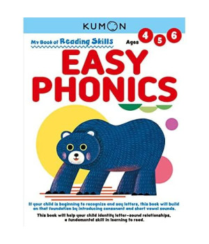 Kumon My Bk of Reading Skills: Easy Phonics (Reading Skills), Ages 4-6, 96 pages (My Book of Reading Skills)