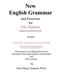 New English Grammar for Esl Students