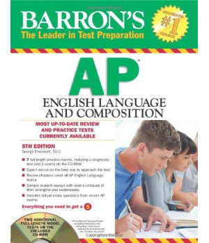 Barron's AP English Language and Composition with CD-ROM, 5th Edition
