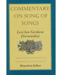 Commentary on Song of Songs (Yale Judaica Series)
