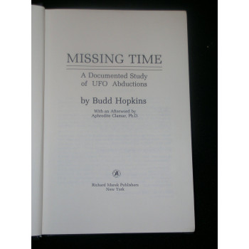 Missing Time: A Documented Study of UFO Abductions