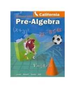 Pre-algebra - California Edition