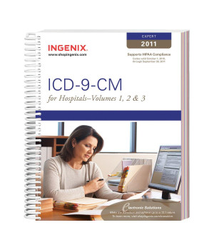 ICD-9-CM 2011 Expert for Hospitals: Supports HIPAA Compliance- Codes Valid October 1, 2010 Through September 30, 2011: 1-2-3 (ICD-9-CM Expert for Hospitals)