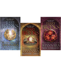 The Dark Legacy of Shannara Series Terry Brooks 3 Books Collection Set (Wards of Faerie, Bloodfire Quest, Witch Wraith)