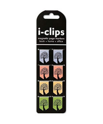 Tree Of Life I-Clips Magnetic Page Markers (Set Of 8 Magnetic Bookmarks)
