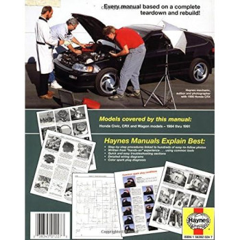 Honda Civic 1984 Thru 1991: All Models (Haynes Manuals)