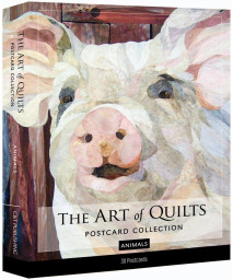 The Art of Quilts Postcard Collection--Animals