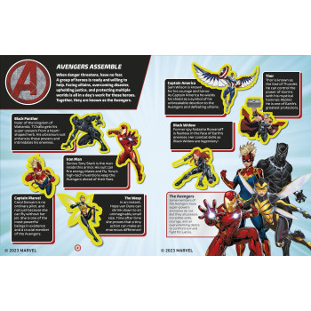 Marvel Avengers Glow In The Dark Sticker Book: With More Than 100 Stickers