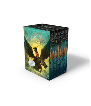 Percy Jackson And The Olympians 5 Book Paperback Boxed Set (W/Poster)