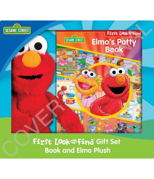 Sesame Street: Elmo'S Potty Book First Look And Find Gift Set Book And Elmo Plush