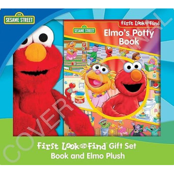 Sesame Street: Elmo'S Potty Book First Look And Find Gift Set Book And Elmo Plush