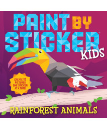 Paint By Sticker Kids: Rainforest Animals