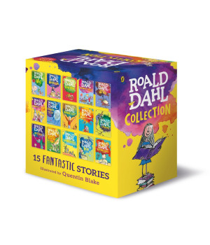 Roald Dahl Collection 15 Fantastic Stories Box Set Including Boy, The BFG, Matilda and Charlie and the Chocolate Factory