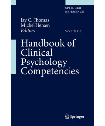 Handbook of Clinical Psychology Competencies (3 Volume Set)