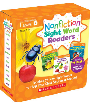 Nonfiction Sight Word Readers Parent Pack Level D: Teaches 25 key Sight Words to Help Your Child Soar as a Reader!