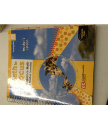 Math in Focus: Singapore Math Grade K: Teacher Edition, Volume a (A)
