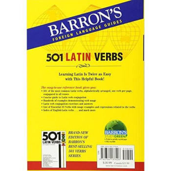 501 Latin Verbs (Barron's 501 Verbs)