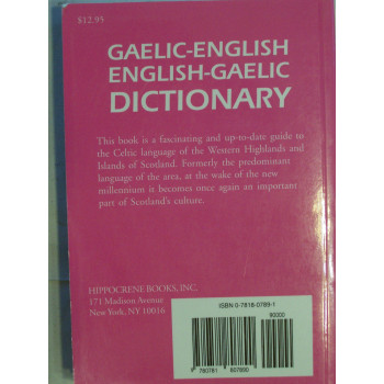 Gaelic-English/English-Gaelic Dictionary