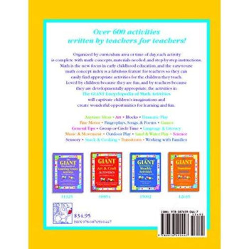 The GIANT Encyclopedia of Math Activities For Children Age 3 to 6: Over 600 Activities Created by Teachers for Teachers