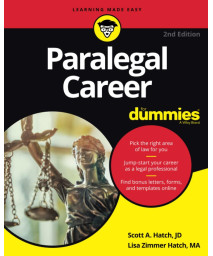 Paralegal Career For Dummies (For Dummies (Career/Education))