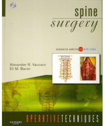 Operative Techniques: Spine Surgery: Book, Website and DVD