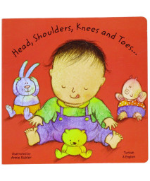 Head, Shoulders, Knees and Toes in Turkish and 'English (Board Books) (English and Turkish Edition)