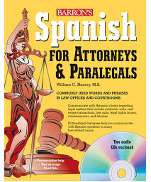 Spanish for Attorneys and Paralegals with Online Audio (Barron's Foreign Language Guides)