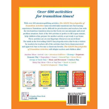 The GIANT Encyclopedia of Transition Activities for Children 3 to 6: Over 600 Activities Created by Teachers for Teachers (The GIANT Series)