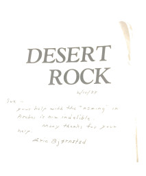 Desert Rock: A Climber's Guide to the Canyon Country of the American Southwest Desert