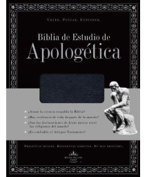 Biblia de Estudio de Apologetica, imitacion piel, con indice (Negro) (Spanish Edition)