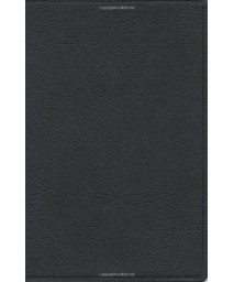 The Ministers Bible: Holman Christian Standard, Black Genuine Leather, Single Column, Wide Margins