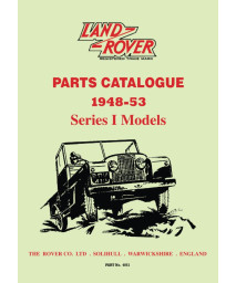 Land Rover 1948-53 Series 1 Models Parts Catalogue: Part N o. 4051