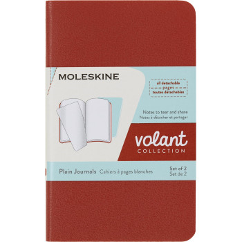 Moleskine Volant Address Book, Soft Cover, Pocket (3.5 x 5.5) Magenta, 80 Pages (QP714D)